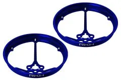Rakonheli Propellerschützer aus Aluminium in blau 40mm für Rakonheli Tuning Rahmen für Blade Inductrix FPV Brushless