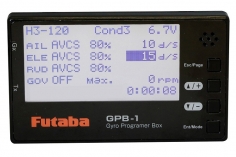 FUTABA CGY760R Gyro mit GPB-1 Programmer 3-Achs Heli Kreiseleinheit, Empfänger und Governor (mit Programmierbox)