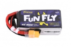 TATTU FunFly 1300mAh 14,8V 100C 4S1P Lipo Akku mit XT60