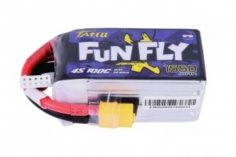TATTU FunFly 1550mAh 14,8V 100C 4S1P Lipo Akku mit XT60