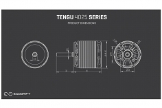 Egodrift Brushless Motor Tengu 4025HS 520kV 6mm Welle