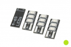 Mini Tiny LED 4-6S mit 3LEDs 4Stück in grün 