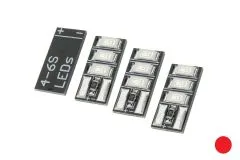 Mini Tiny LED 4-6S mit 3LEDs 4Stück in rot