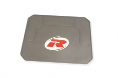 Arbeitsmatte gummiert in grau ca. 24,5x19,5cm