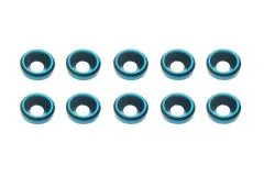 Senkkopf finishing caps für M3 Senkkopfschrauben in hell blau 10Stück