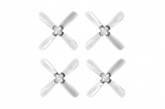 Gemfan 4 Blatt Propeller 2 Zoll 2035 / 2X3,5X4mm für 1,5mm Welle je 2xCW und 2xCCW in transparent