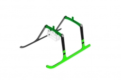 Rakonheli Landegestell Carbon in grün für Blade Nano CPX, Nano CPS, Nano S2 und Nano S3