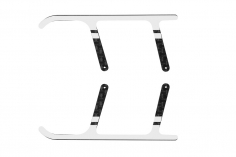 Rakonheli Landegestell Ersatzkufen aus Carbon in silber für Landegestell RKH01506 für Blade Nano CPX, Nano CPS, Nano S2 und Nano S3