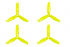 Gemfan FPV Race Propeller HULKIE POPO quick swap 5055 5x5,5x3 in gelb