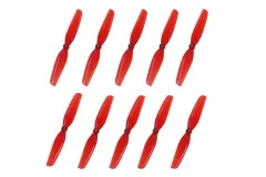 HQ Micro Propeller 65MM mit 1,5mm Welle aus Poly Carbonate in rot je 5xCW und 5xCCW