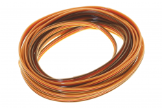 Servokabel 3x0,25mm² PVC flach 5 Meter