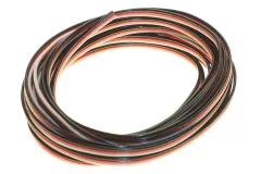 Servokabel für Futaba System 3x0,25mm² PVC flach 5 Meter