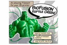 Extrudr Filament BioFusion metallische Optik in reptile green Ø 1,75mm 0,8Kilo