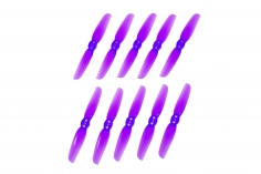 HQ Micro Durable Propeller T65mm mit 1,5mm Welle aus Poly Carbonate in violett je 5xCW und 5xCCW für Toothpick Racer