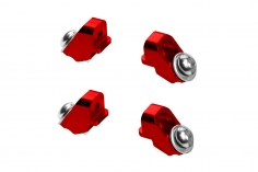 Rakonheli Landegestellhalterung aus Aluminium in rot für Blade Fusion 180