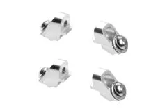 Rakonheli Landegestellhalterung aus Aluminium in silber für Blade Fusion 180