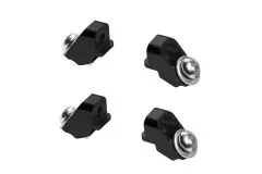 Rakonheli Landegestellhalterung aus Aluminium in schwarz für Blade Fusion 180