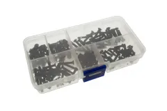 Senkkopfschrauben Set / Sortiment 180Stück in M2 Größe