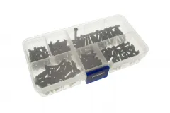 Linsenkopfschrauben Set / Sortiment 180Stück in M2 Größe