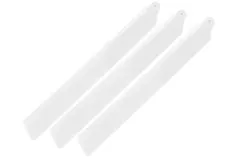 Rakonheli 3Blatt Hauptrotorblätter in weiß 155mm für Blade 150S