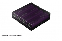 Efest H4 Aufbewahrungs BOX für 4x 18650 Akku in schwarz