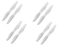 Gemfan 2Blatt Propeller Hurricane in transparent 3018 3,0x1,8 2mm Welle je 4xCW und 4xCCW
