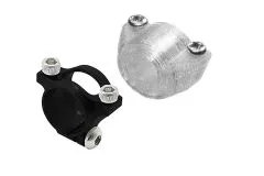 Rakonheli Ersatz Heckrohrhalter Aluminium für RKH Hauptrahmen in schwarz für Blade 230S