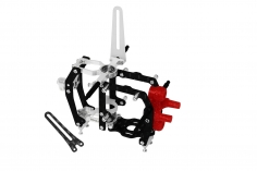 Rakonheli Hauptrahmen aus Carbon in silber für Blade mCPX BL2