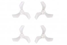 BetaFPV Gemfan 40mm 3Blatt Whoop Propeller mit 1,5mm Welle in weiß für Meteor75