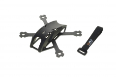 GOFLY RC FPV Racer 2,5 Zoll Scorpion 120 Toothpick Rahmen komplett mit schwarzer Haube