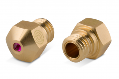 Premium Ruby Messing Nozzle (Rubindüse) MK10 / M7 1Stück 0,6mm