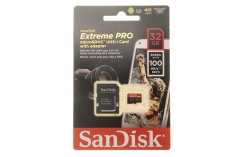 SanDisk Extreme Pro 32GB microSDXC Speicherkarte mit SD Adapter 100MB/s Class 10, UHS-I, U3, V30