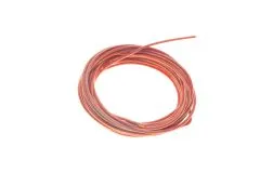 Silikonkabel kupfer 1,00mm rot 5Meter