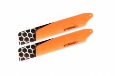 Microheli Kunststoff Hauptrotorblätter in orange 85mm für Blade Nano CP / Nano CP X / Nano CP S / Nano S2 / Nano S3