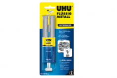 UHU Flüssigmetall Kleber in einer Doppelkammerspritze 24ml / 28g