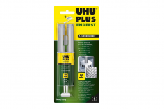 UHU plus Endfest Zweikomponentenkleber in einer Doppelkammerspritze 24ml / 25g