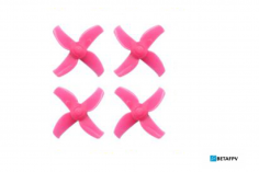 BetaFPV 4Blatt Propeller Set 40mm für 1mm Welle in pink für Beta75 PRO2 2S