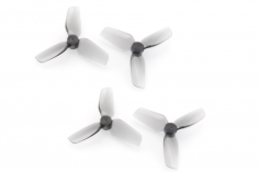 HQ Micro Whoop 3 Blatt Propeller 35mm je 2 Stück CW und CCW für 1mm Welle in grau transparent