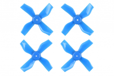 BetaFPV Gemfan 4Blatt Propeller Set 31mm für 1mm Welle in blau für Beta65X 2S