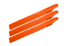 Microheli 3 Blatt Hauptrotorblätter in orange für Blade 230S und 230S V2