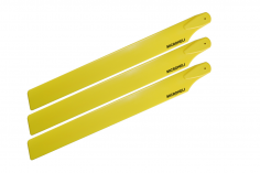 Microheli 3 Blatt Hauptrotorblätter in gelb für Blade 230S und 230S V2