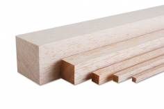 Balsaholz Leiste 6x6mm 1 Meter