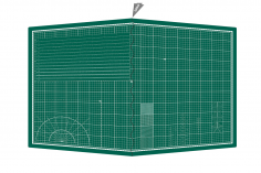 Selbstheilende faltbare Schneidematte A1 90x60cm