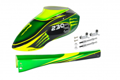 Microheli  Rumpf in Green Monster Design  für Blade 230S und 230S V2