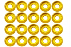 Rakonheli finishing caps M4 in gelb 20 Stück