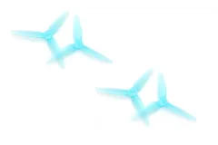 HQ Propeller HeadsUpTinny T3x1,8x3 mit 2mm Welle aus Poly Carbonate in blau transparent je 2xCW+ 2xCCW
