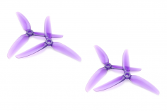 HQ Durable Prop Propeller 5X4,3X3V2S aus Poly Carbonate in violett transparent je 2CW+2CCW