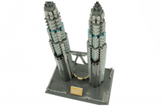 Wange Klemmbausteine - Petronas Towers Kuala Lumpur - 1175 Teile