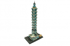 Wange Klemmbausteine - Taipei 101 Taiwan - 1512 Teile