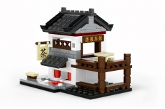 Wange Klemmbausteine - Chinesisches Tee Haus - 162 Teile